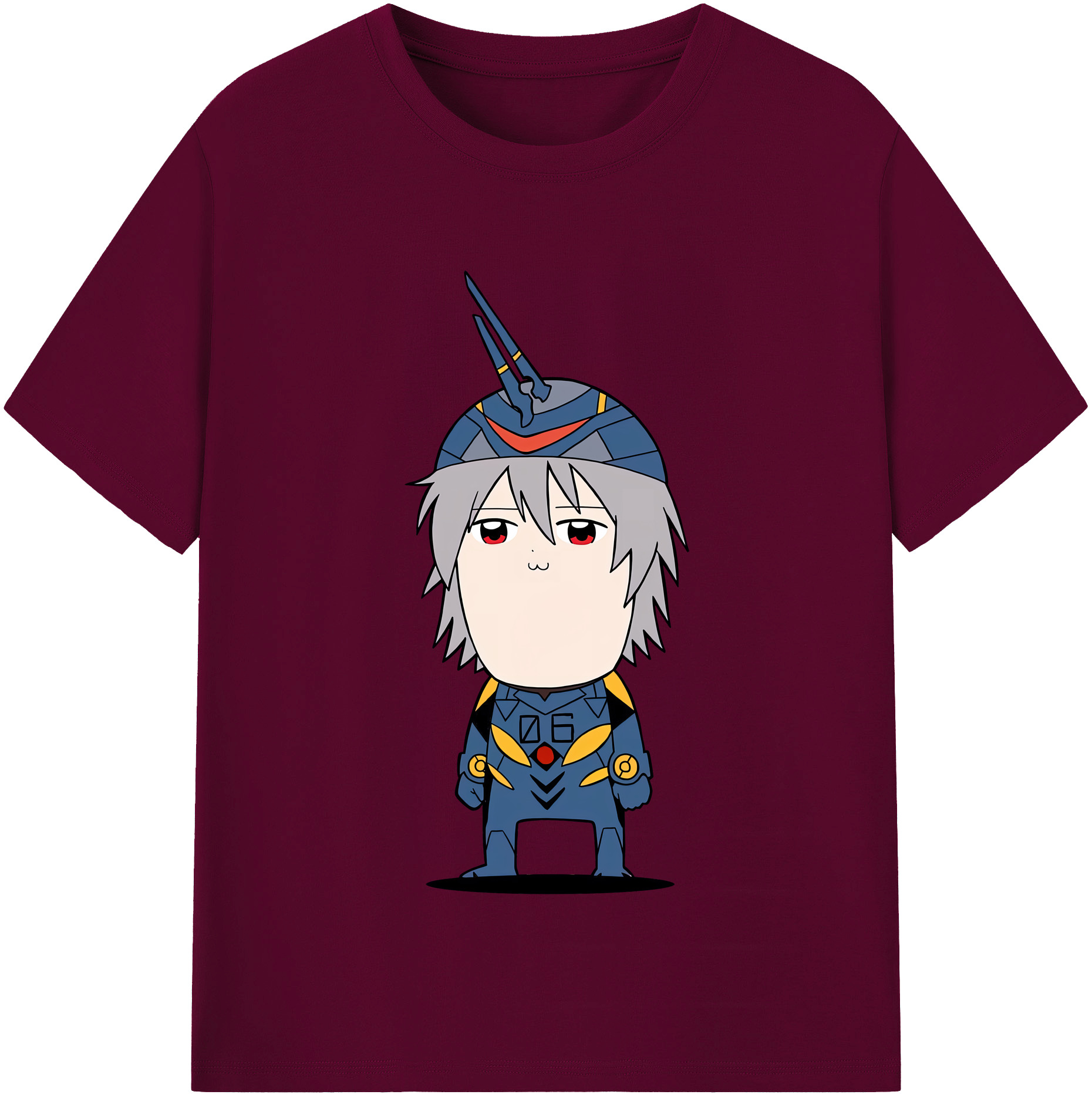 （画像用） EVA 新世紀エヴァンゲリオン レディースカジュアルプリントTシャツ（綿100％）